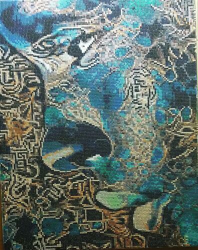 Фотографии готовых работ картин по номерам и алмазной мозаики