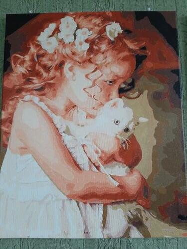 Фотографии готовых работ картин по номерам и алмазной мозаики