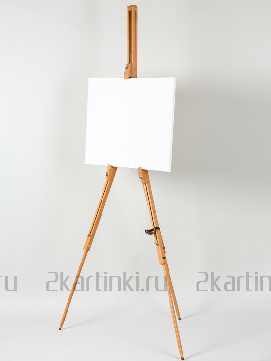 Тип товара Мольберт тренога 180 см, деревянный, лакированный бук, складной