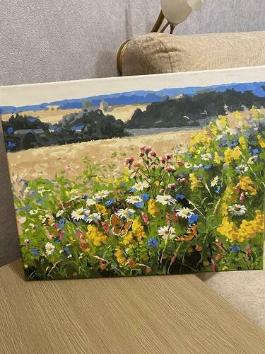 Фотографии готовых работ картин по номерам и алмазной мозаики