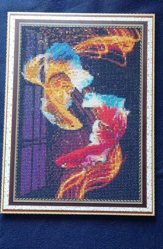 Фотографии готовых работ картин по номерам и алмазной мозаики