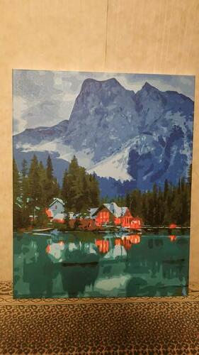 Фотографии готовых работ картин по номерам и алмазной мозаики