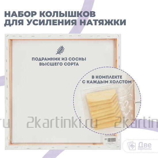 Тип товара Холст Две картинки на подрамнике 50X50