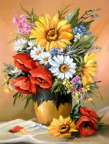 Букет летних цветов