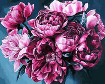 Букет красивых пионов